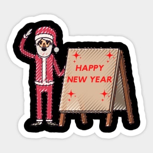 Happy new year Sticker